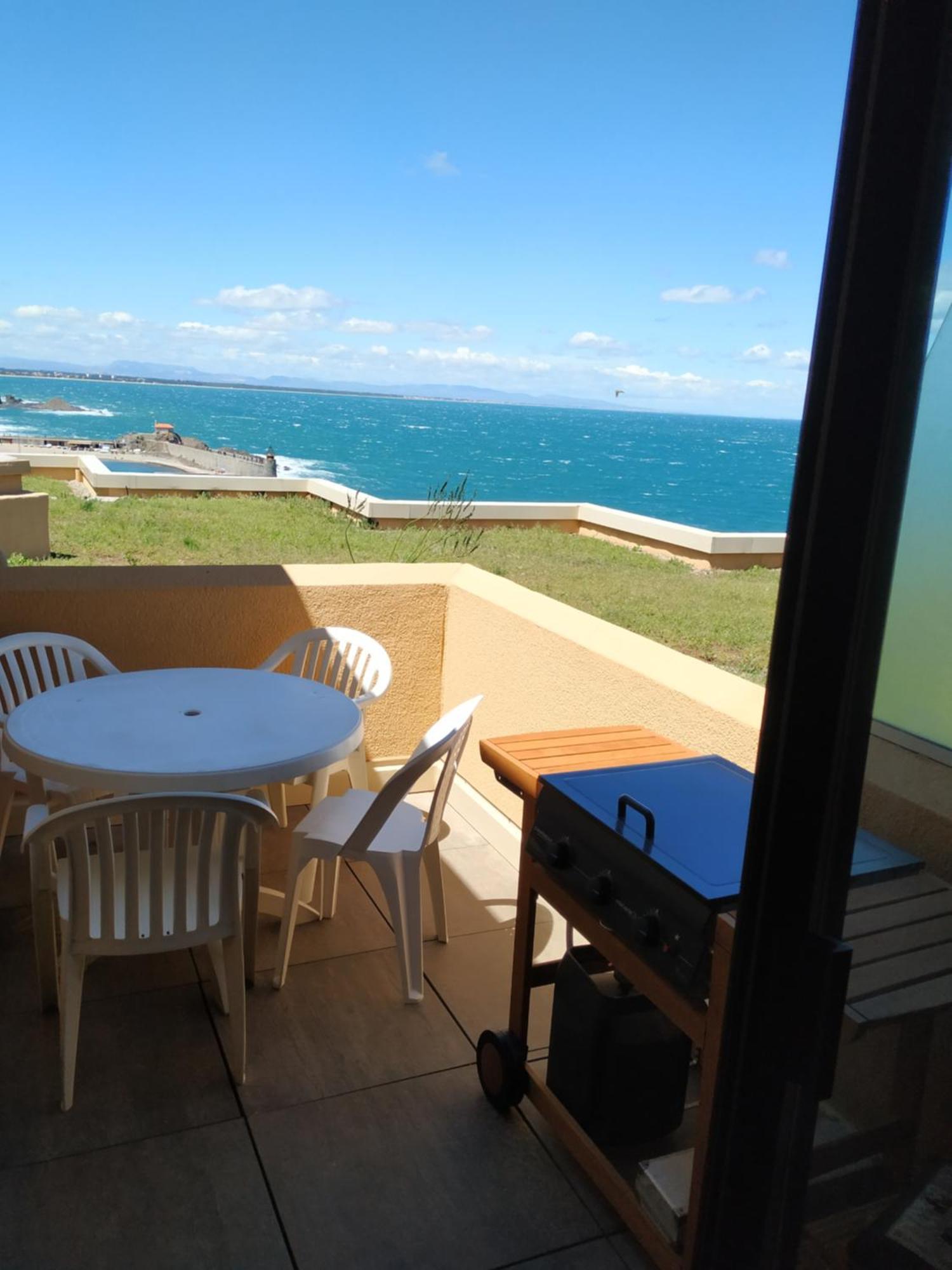 Location Vue Mer Du Samedi Au Samedi, Clim, Parking, Piscine, Plage Колюр Екстериор снимка