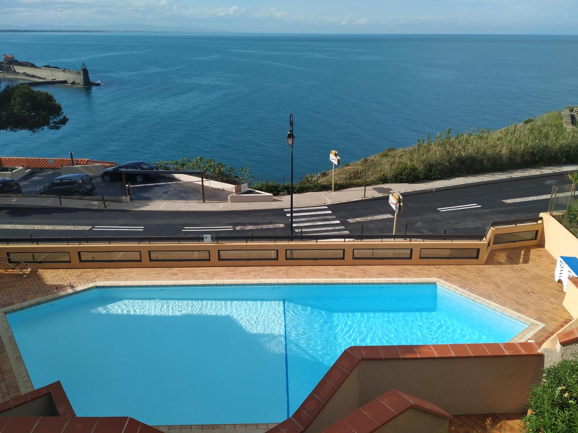 Location Vue Mer Du Samedi Au Samedi, Clim, Parking, Piscine, Plage Колюр Екстериор снимка